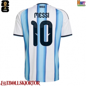 Argentina Lionel Messi #10 Hemmatröja VM 2026 Kortärmad
